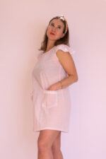 Short Sleeping Dress - Light Pink